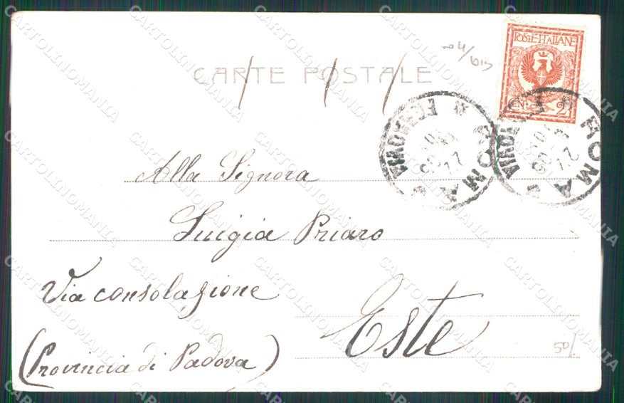Roma Città Ricordo di Tiro a Segno PIEGHINE Alterocca 1599 cartolina MX2821 – retro