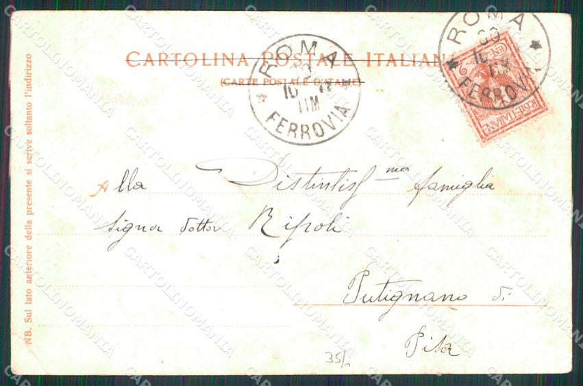 Roma Città San Gregorio Presso Colosseo Neve Trenkler 13633 cartolina MX2836 – retro