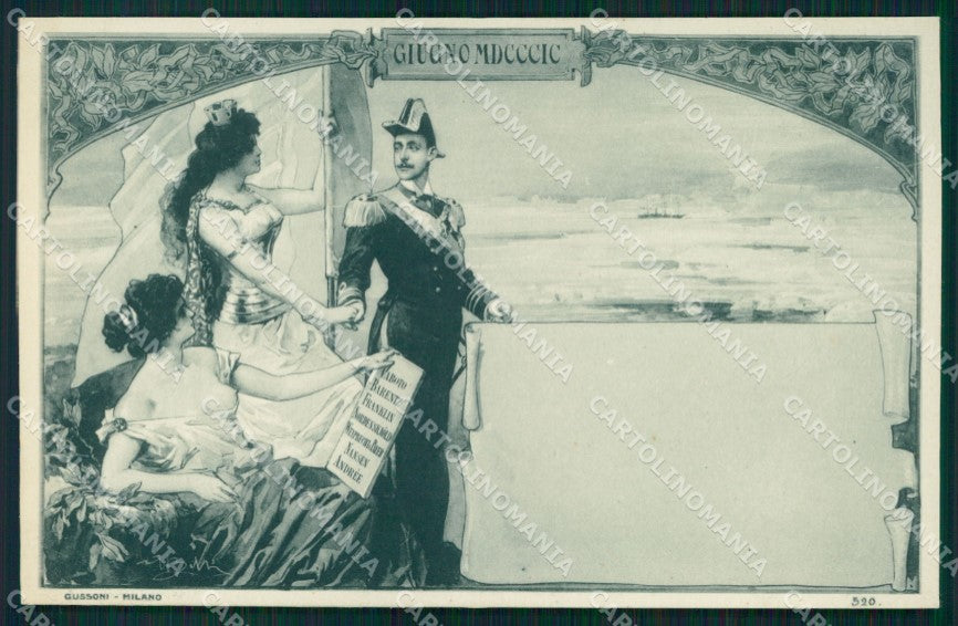 Illustratori Beltrame Duca Abruzzi Polar Exploration Artic cartolina MX2852 – fronte
