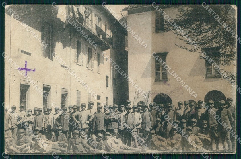 Vercelli Varallo Sesia Caserma Scuole Militari Zanfa MACCHIA cartolina MX2860 – fronte