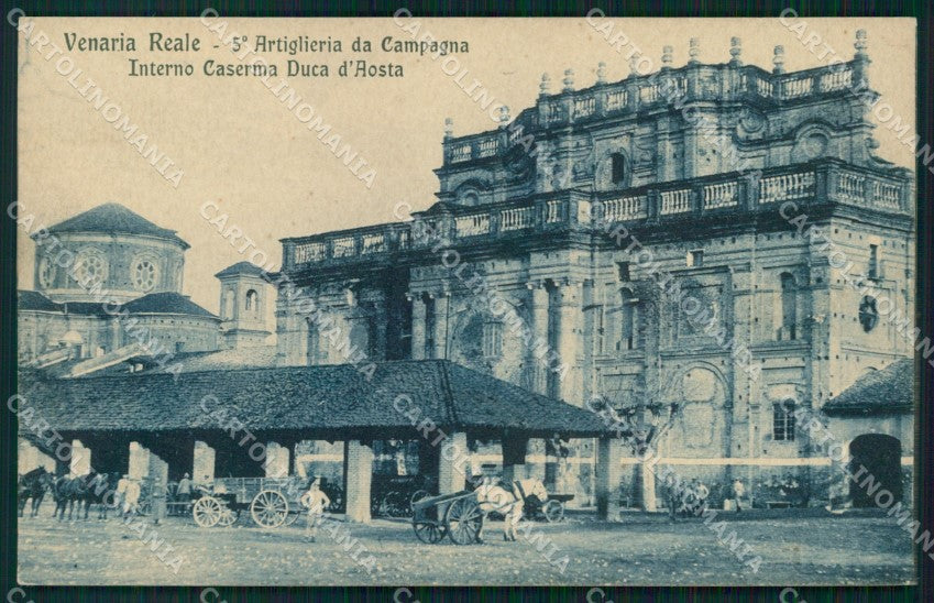 Torino Venaria Reale Artiglieria Campagna Interno Caserma cartolina MX2873 – fronte