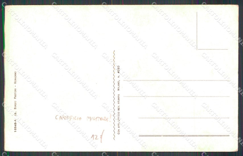 Perugia Foligno Scanzano Carnificio Militare Ingresso cartolina MX2878 – retro
