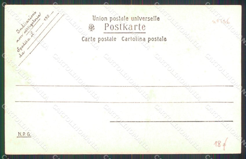 Livorno Rosignano Castiglioncello Militari Fanteria NPG Foto cartolina MX2889 – retro