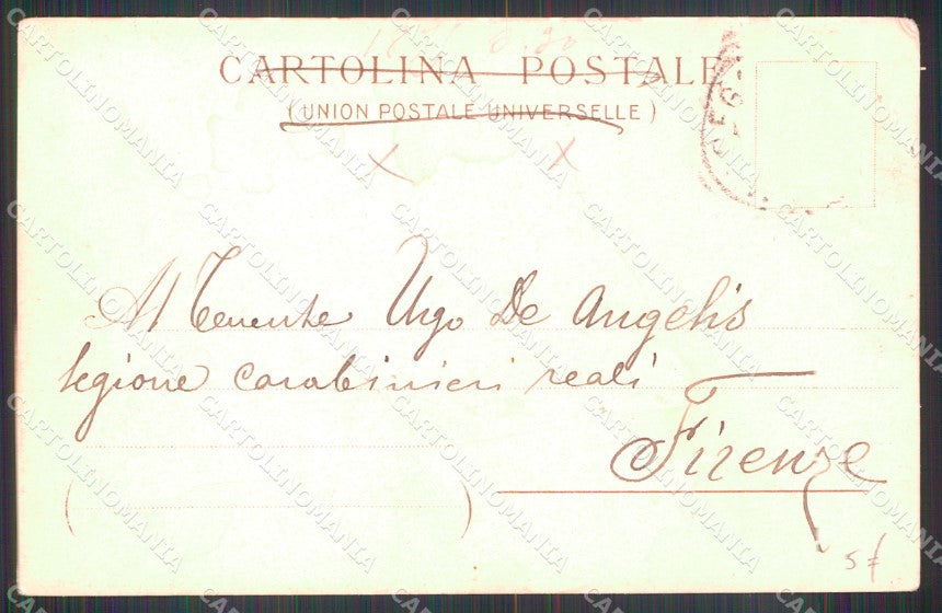 Roma Città Ospedale Militare Charitas in Armis cartolina MX2898 – retro