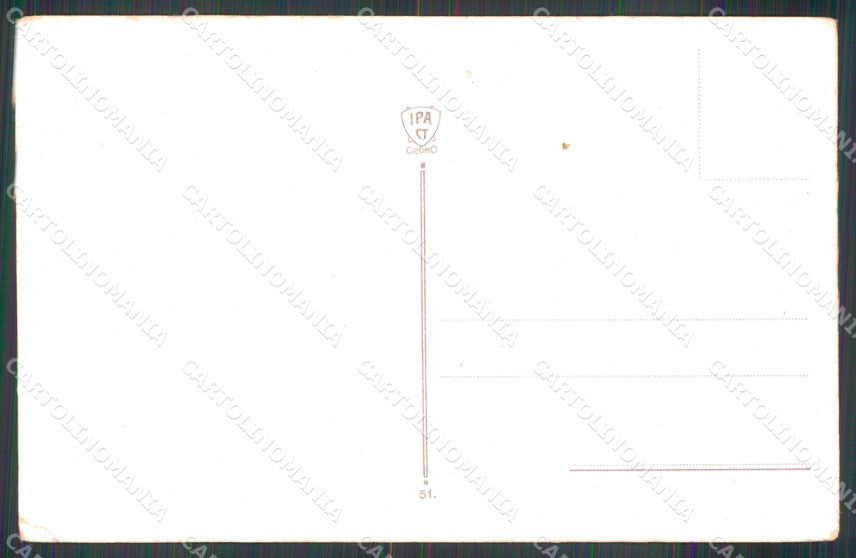 Trento Città Cartina Geografica Mappa cartolina MX2903 – retro