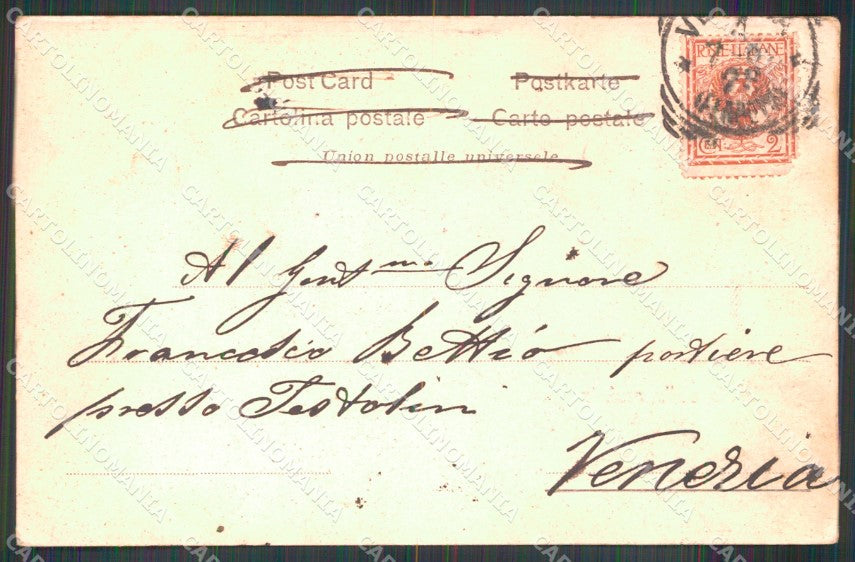 Venezia Città Saluto della Recluta Militari Alterocca 1137 cartolina MX2906 – retro
