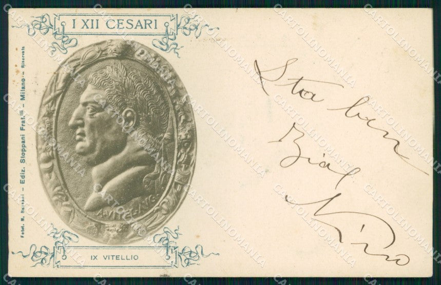 Venezia Città XII Cesari IX Vitellio cartolina MX2907 – fronte