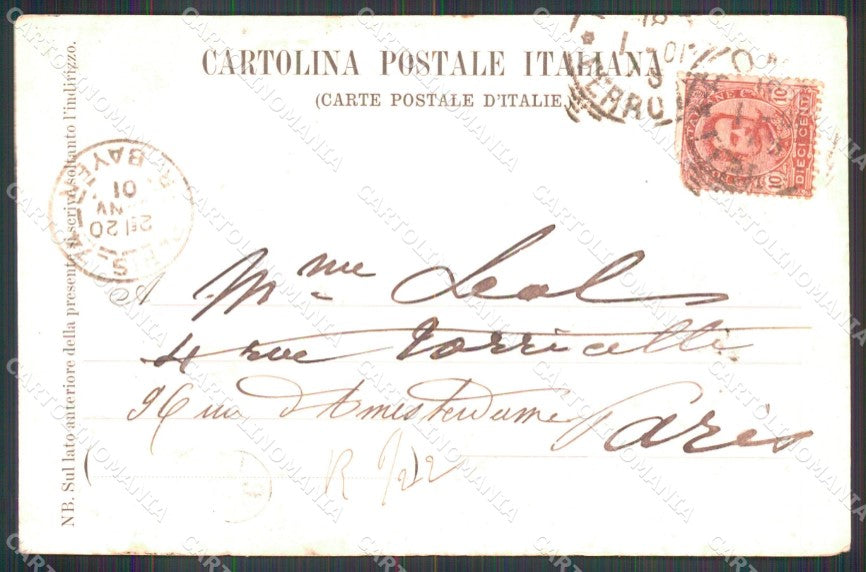Roma Città Papa in Sedia Gestatoria cartolina MX2908 – retro