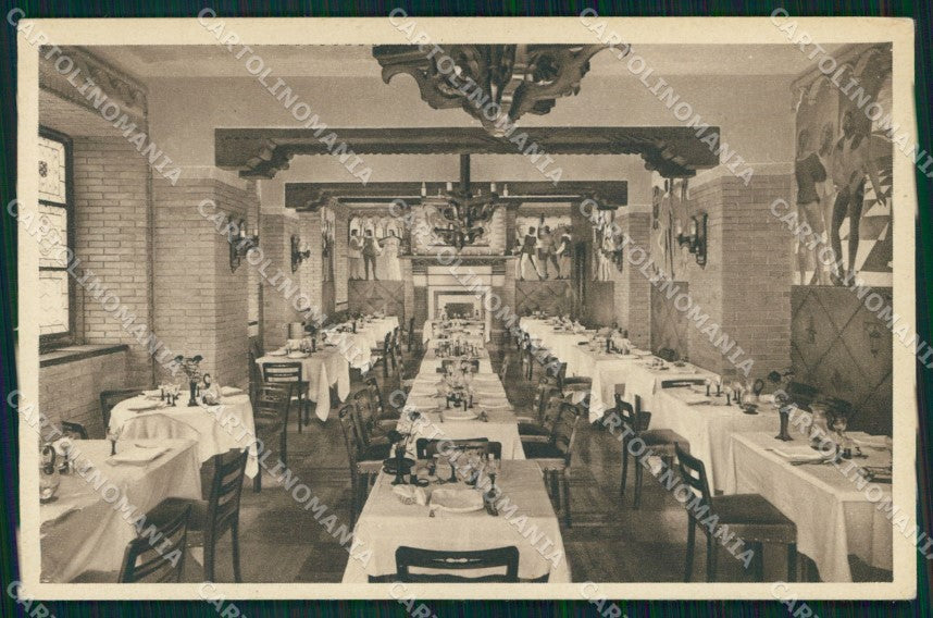 Torino Città Albergo Ristorante Taverna Dantesca cartolina MX2923 – fronte