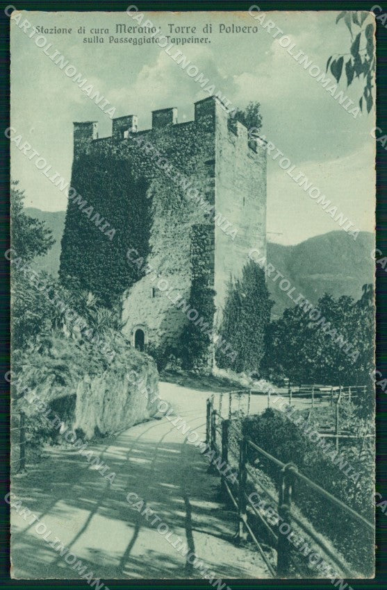 Bolzano Merano Stazione di Cura Torre Polvero Franzl 310 220 cartolina MX2930 – fronte