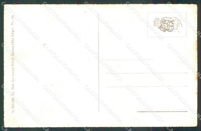 Bolzano Merano Stazione di Cura Torre Polvero Franzl 310 220 cartolina MX2930 – retro