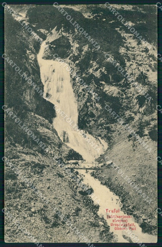 Bolzano Stelvio Trafoi Cascata Stengel 36743 cartolina MX2932 – fronte