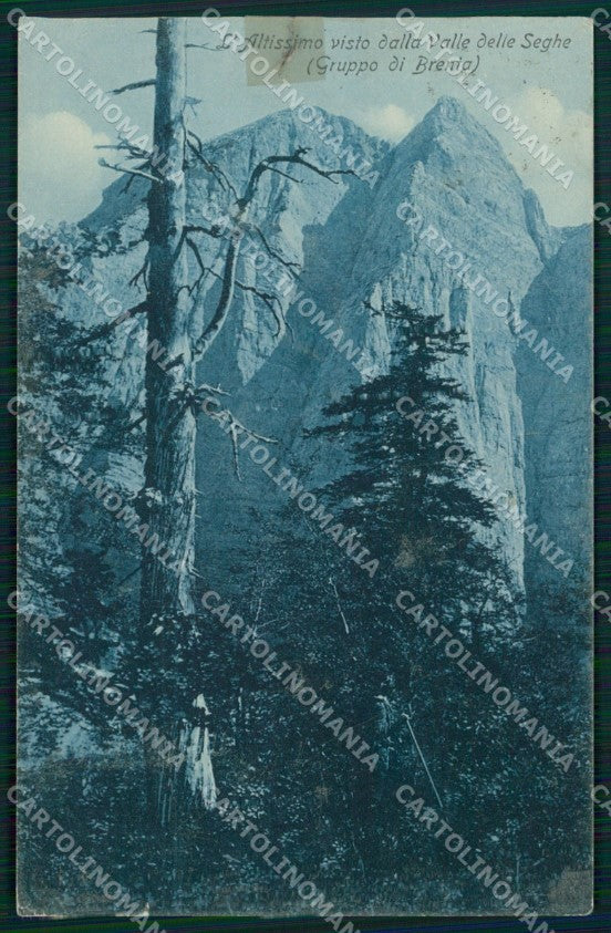 Trento Molveno Gruppo Brenta Altissimo da Valle Seghe RIPARATA cartolina MX2947 – fronte
