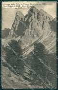 Bolzano Funes Gruppo Odle Gran Fermeda Franzl 319 7 cartolina MX2960 – fronte