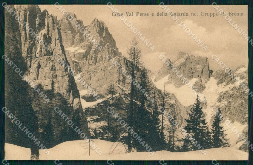 Trento Molveno Gruppo Brenta Cime Val Perse Gaiarda cartolina MX2963 – fronte