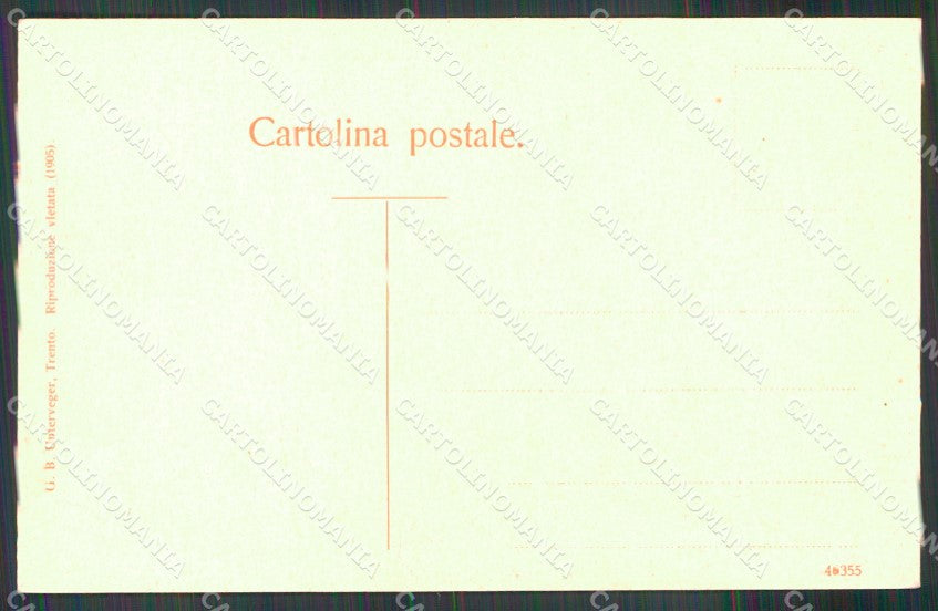 Trento Molveno Gruppo Brenta Cime Val Perse Gaiarda cartolina MX2963 – retro