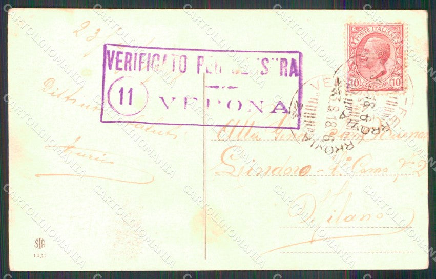 Verona Città Ponte Pietra Castello Alterocca 1131 cartolina MX2971 – retro