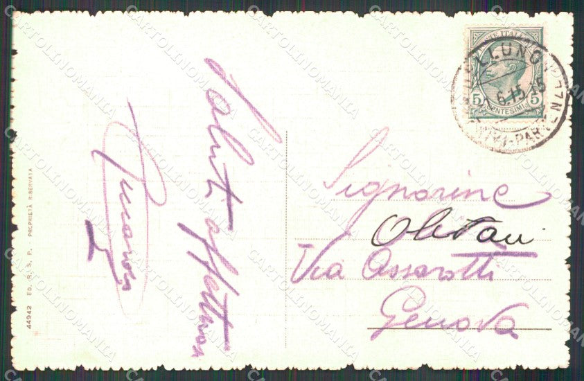 Belluno Cadore Pittoresco De Amicis cartolina MX2975 – retro