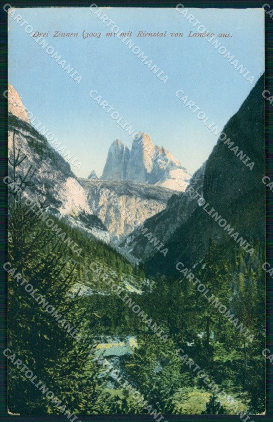 Bolzano Landro Cime di Lavaredo cartolina MX2976 – fronte