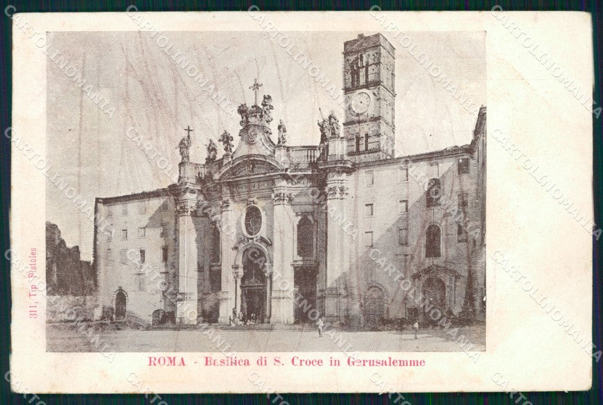 Roma Città Basilica Santa Croce in Gerusalemme cartolina MX2982 – fronte