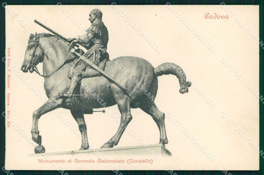 Padova Città Monumento Generale Gattamelata Donatello cartolina MX2987 – fronte