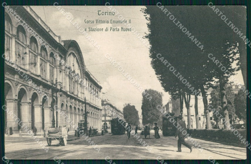 Torino Città Corso Vittorio Emanuele II Tram Modiano 10416 cartolina MX3002 – fronte