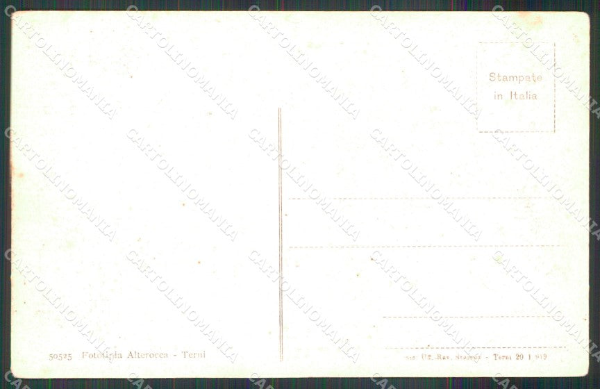 Trento Città Monumento a Dante Particolare Alterocca 50525 cartolina MX3016 – retro