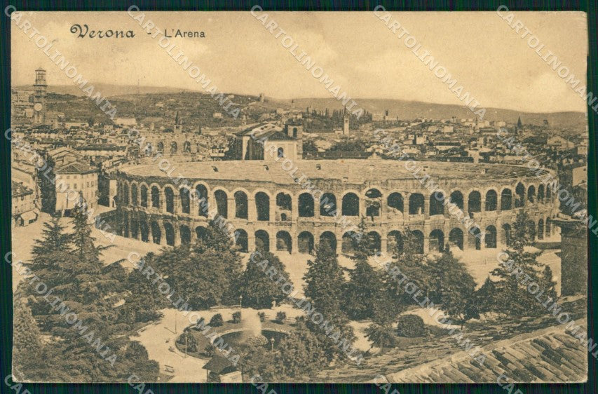 Verona Città Arena cartolina MX3025 – fronte