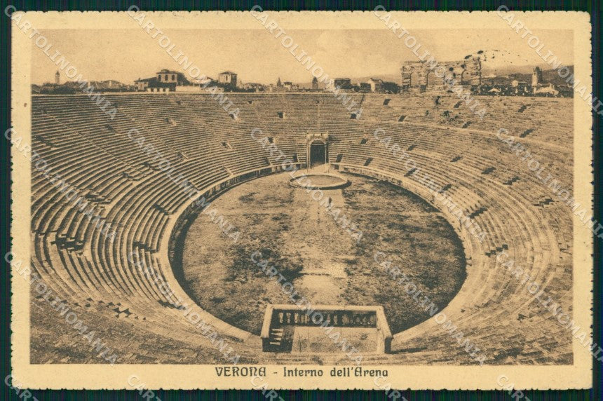 Verona Città Arena Interno cartolina MX3029 – fronte