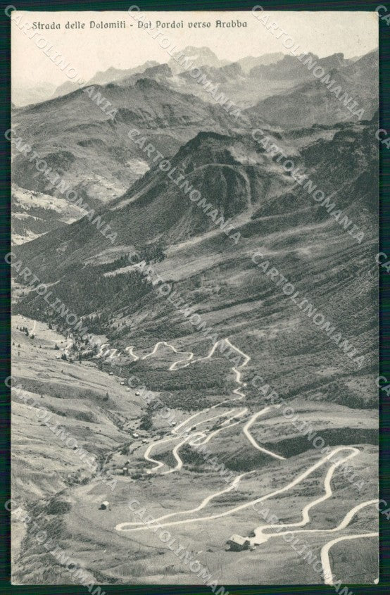 Bolzano Canazei Passo Pordoi Dolomiti Brunner 49 71 cartolina MX3030 – fronte