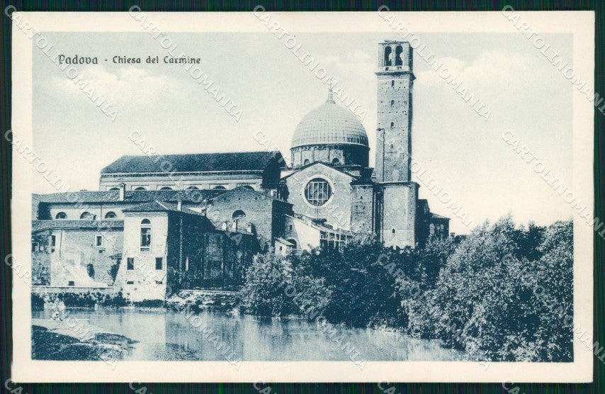 Padova Città Chiesa del Carmine cartolina MX3035 – fronte