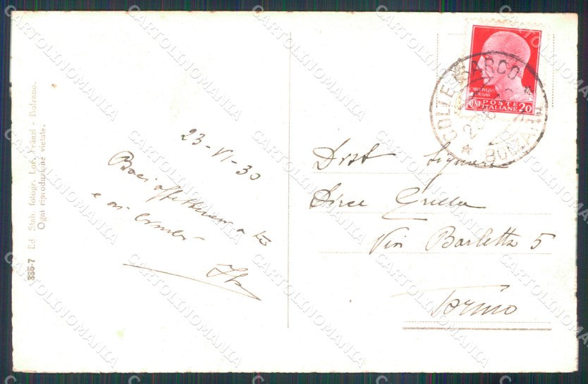 Bolzano Colle Isarco Linea Ferroviaria Brennero Franzl 335 7 cartolina MX3041 – retro