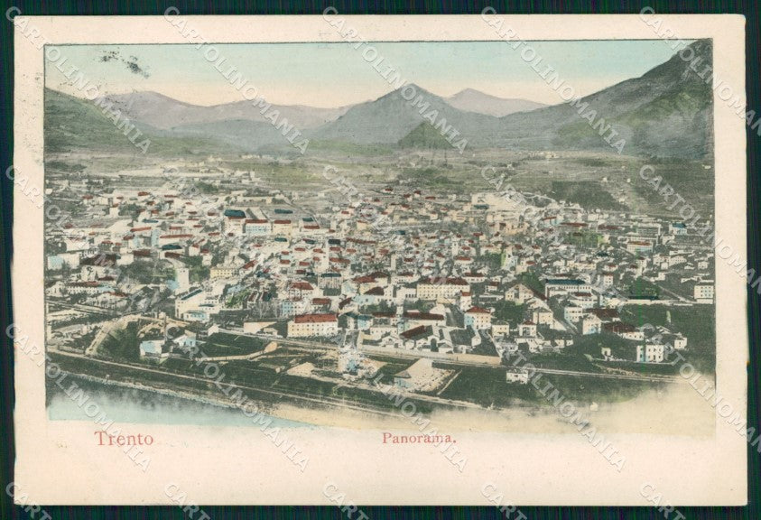 Trento Città Veduta Generale cartolina MX3045 – fronte