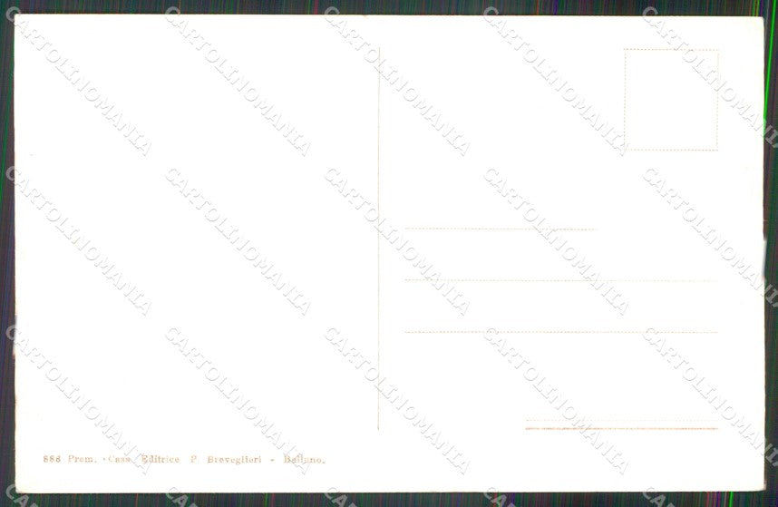 Belluno Bribano Veduta Generale dal Ponte Breveglieri 888 cartolina MX3048 – retro