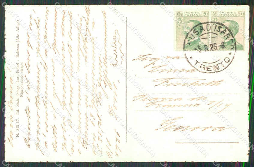 Bolzano Funes San Pietro Veduta Generale Franzl 319 17 cartolina MX3049 – retro