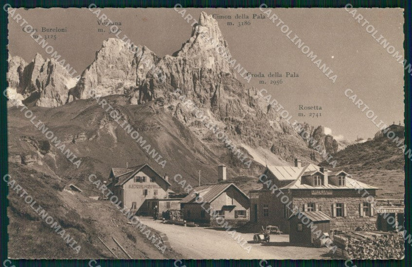 Trento San Martino di Castrozza Cimon Croda Pala Passo Rolle cartolina MX3061 – fronte