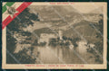Trento Città Castel Toblino con Lago Tricolore PIEGHINE cartolina MX3067 – fronte