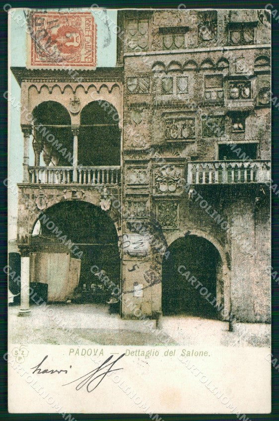 Padova Città Dettaglio Salone cartolina MX3085 – fronte