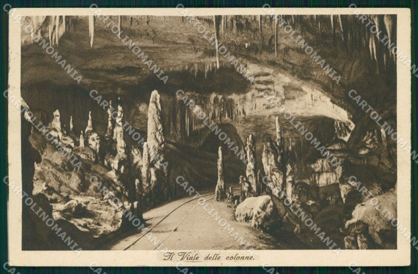 Slovenia Carso Interno Grotte Postumia Viale delle Colonne cartolina MX3086 – fronte