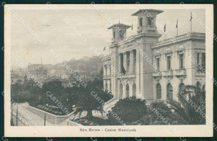 Imperia Sanremo Casinò Municipale Alterocca 58880 cartolina MX3091 – fronte