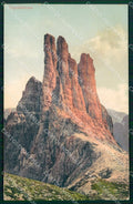 Trento Pozza di Fassa Cima Vaiolet cartolina MX3093 – fronte