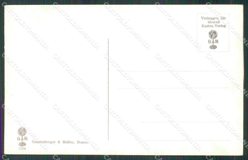 Bolzano Solda Val Venosta Gruppo Ortles cartolina MX3098 – retro