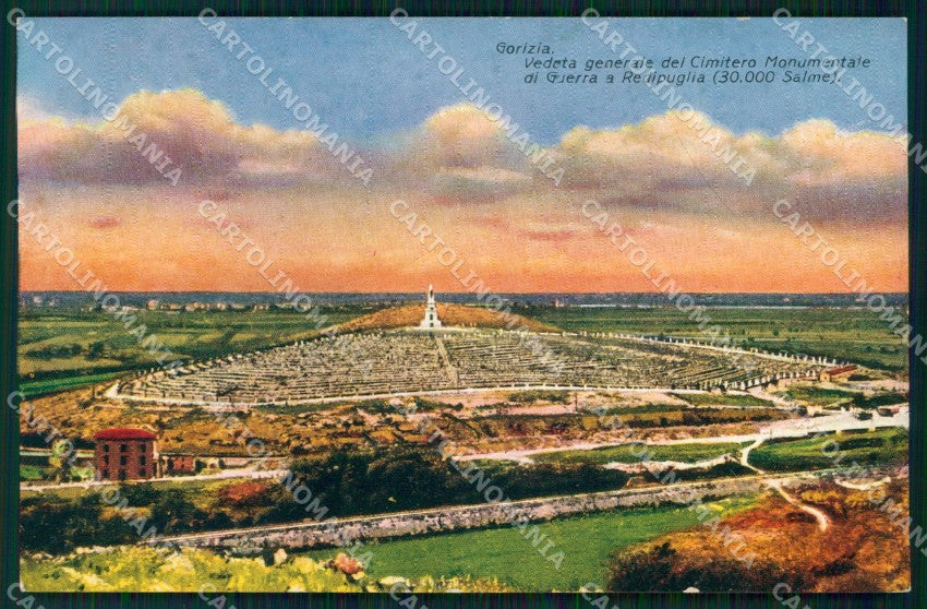 Gorizia Città Veduta Cimitero Monumentale di Guerra cartolina MX3103 – fronte