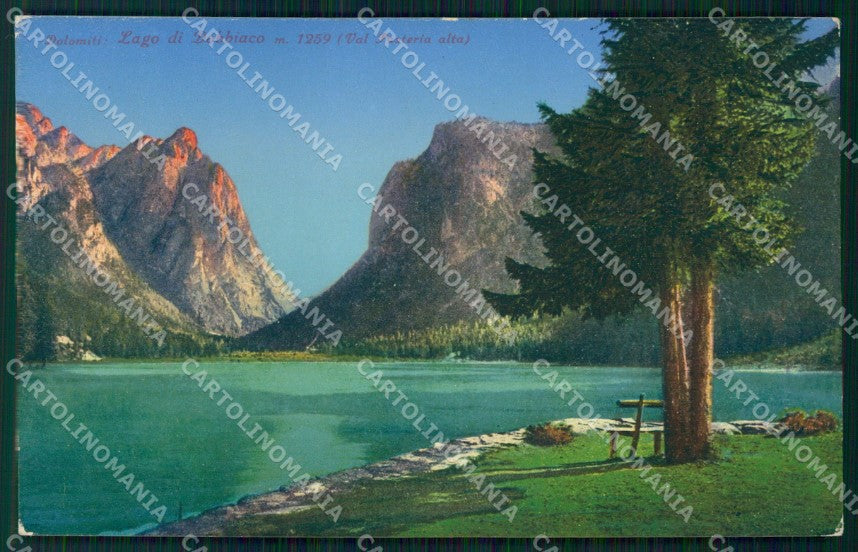 Bolzano Dobbiaco Lago di Val Pusteria Franzl 502 2 cartolina MX3113 – fronte