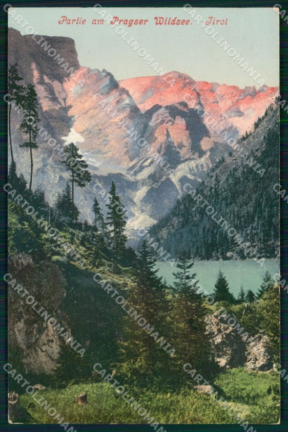 Bolzano Braies Veduta del Lago cartolina MX3115 – fronte