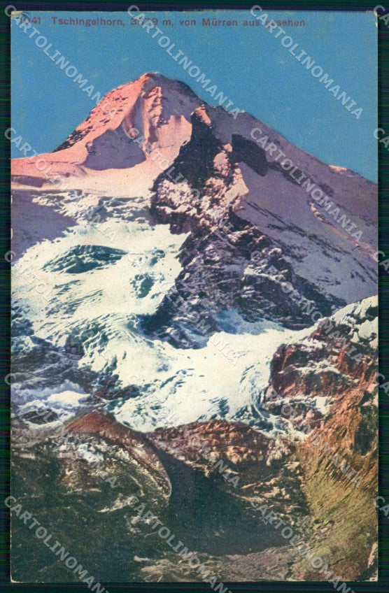 Svizzera Berna Monte Tschingelhorn cartolina MX3125 – fronte