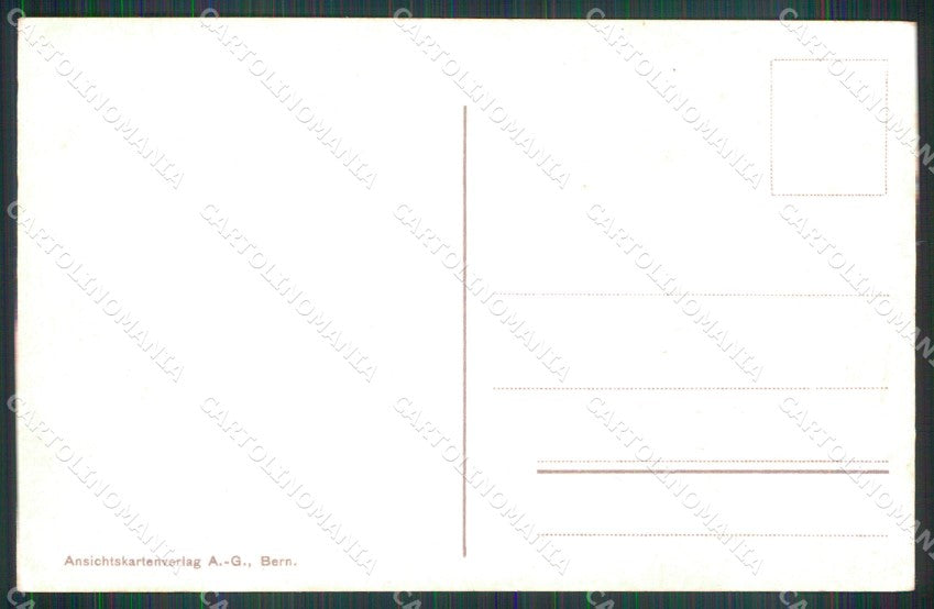 Svizzera Berna Monte Tschingelhorn cartolina MX3125 – retro
