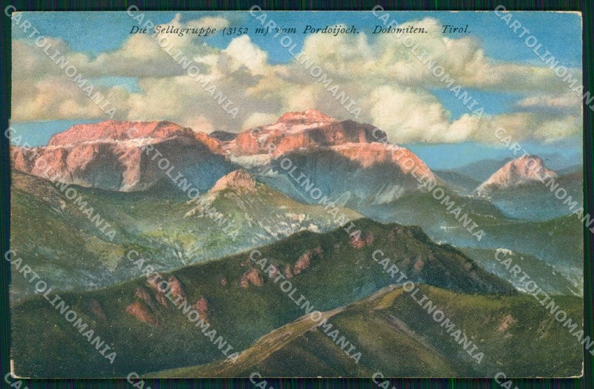 Bolzano Selva di Val Gardena Gruppo Sella Dolomiti cartolina MX3134 – fronte