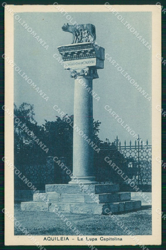 Udine Aquileia Lupa Capitolina cartolina MX3144 – fronte