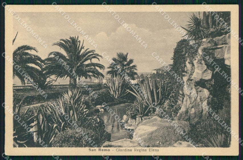 Imperia Sanremo Giardino Regina Elena Alterocca 33990 cartolina MX3164 – fronte